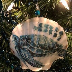 Sea Turtle Shell Ornament